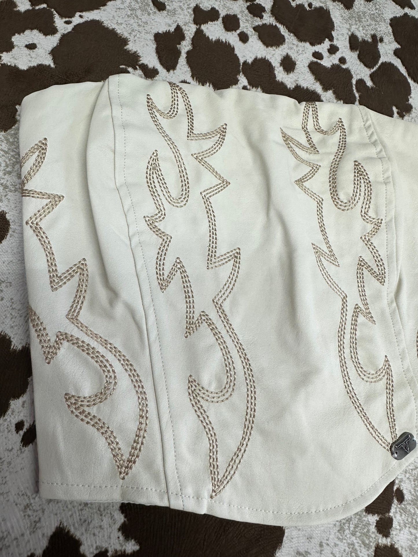 Boot Stitched Leather corset