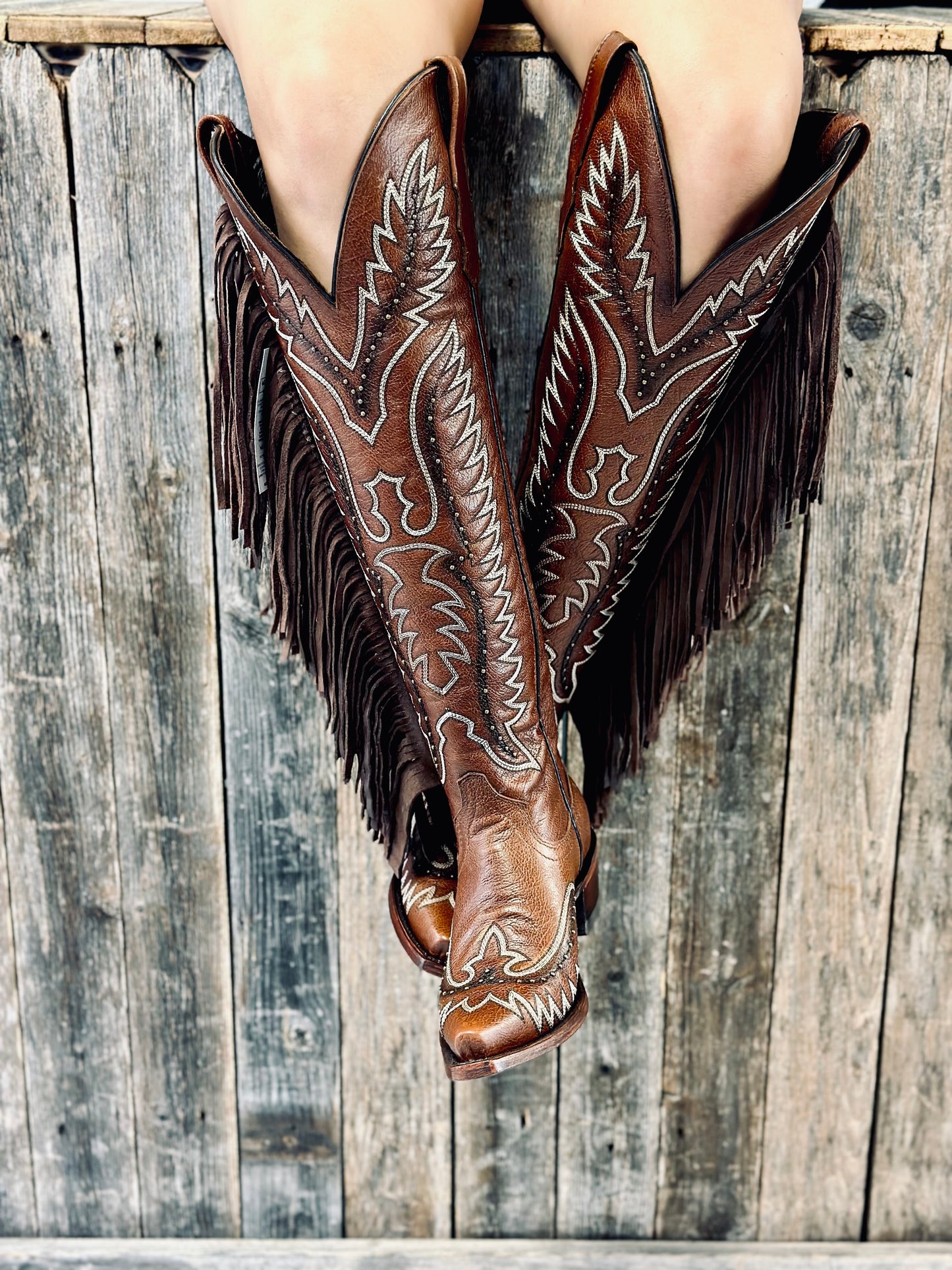 "Don't Fringe On Me "Boot
