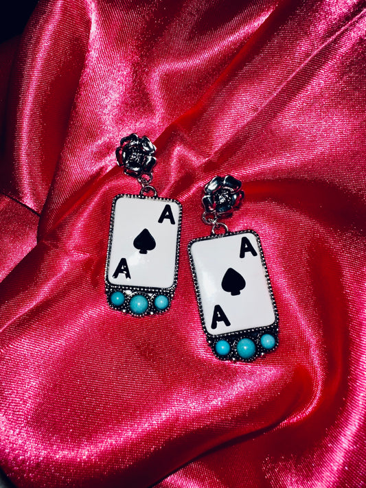 Ace of spade ♠️ earrings