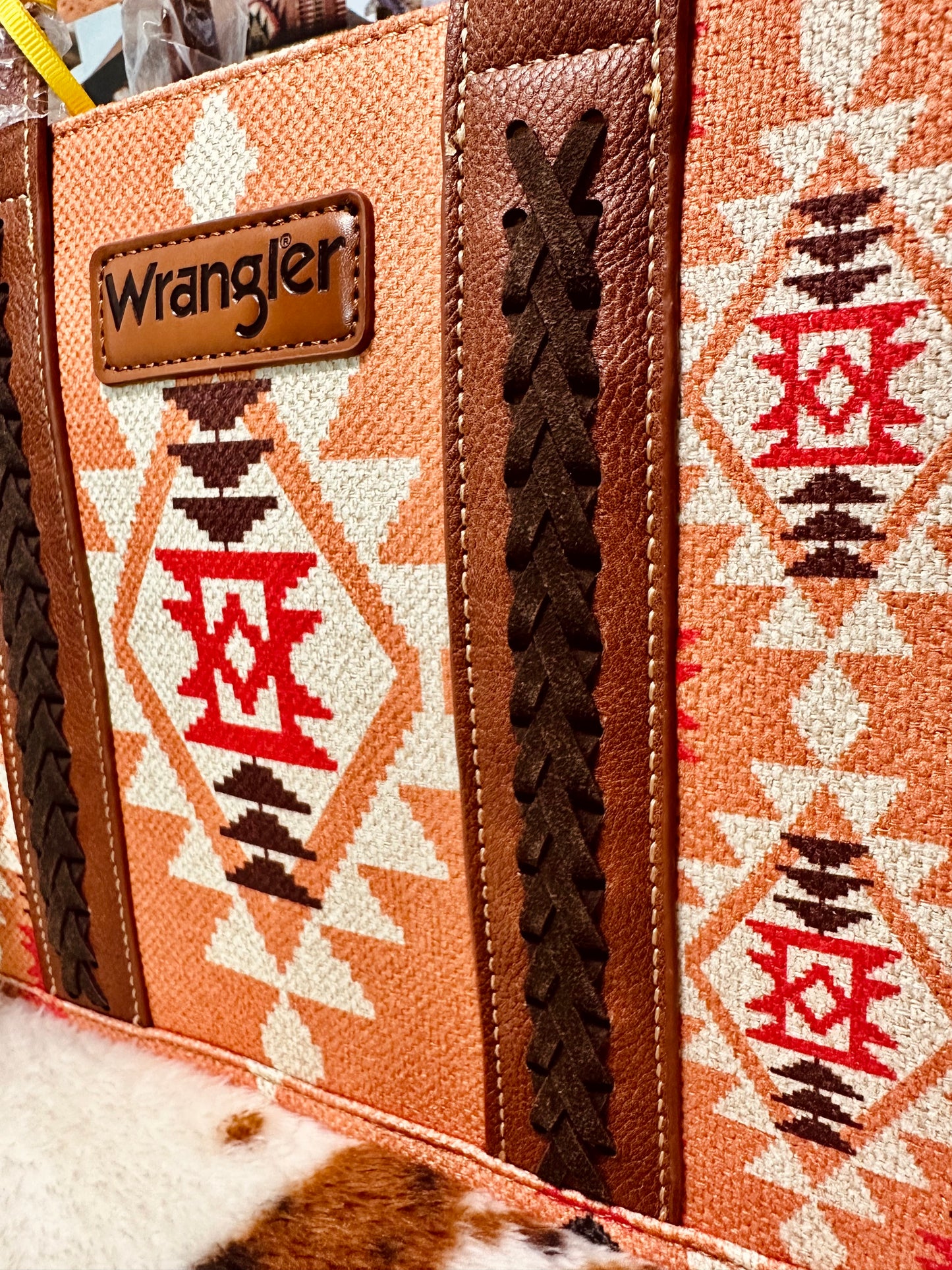 Wrangler guitar strap (Orange)