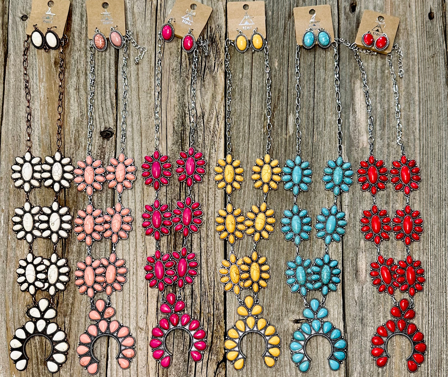 Concho necklaces